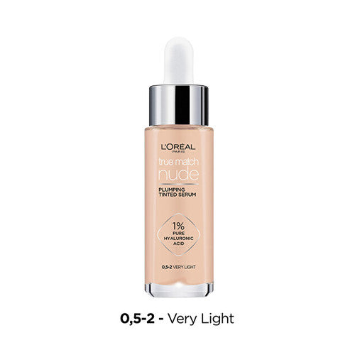 L´Oréal True Match Nude Plumping Tonted serumas 30 ml (3-4 Light Medium) Moterims