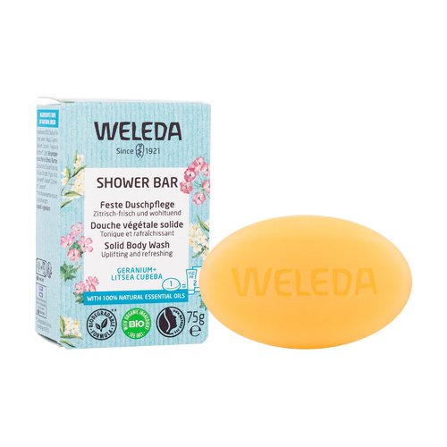 Weleda Dušo muilas Geranium + Litsea Cubera (75.0g) Moterims