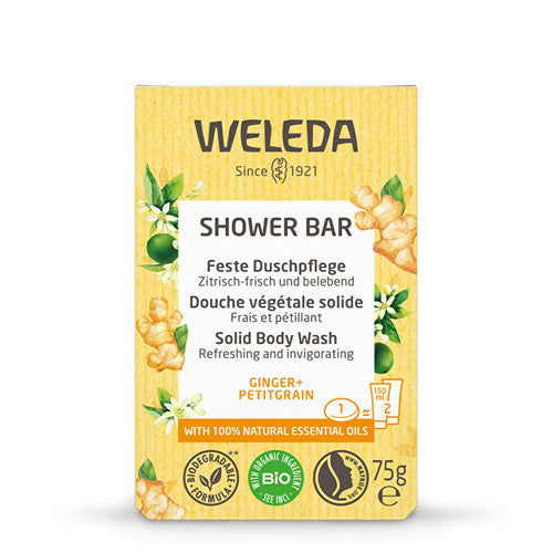 Weleda Dušo muilas (Ginger + Petitgrain) (75.0g) Moterims