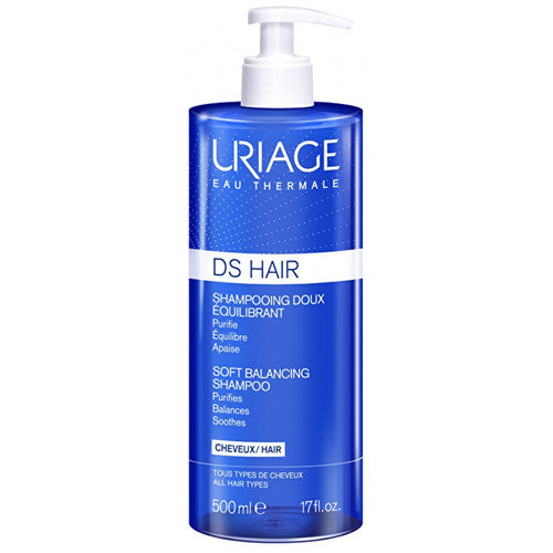 Uriage DS švelnus plaukų balansavimo šampūnas 500ml