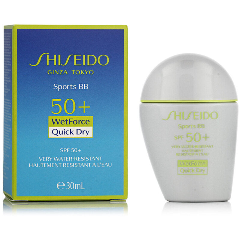 Shiseido „WetForce“ greitai džiūstantis sportinis BB kremas nuo saulės SPF 50+