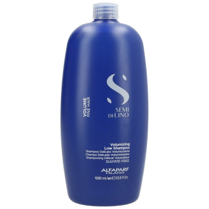 Alfaparf Milano Semi di Lino Volume Volume Volumizing Low Shampoo Shampoo Low (smalkiem un plāniem matiem) (1000ml) Sievietēm