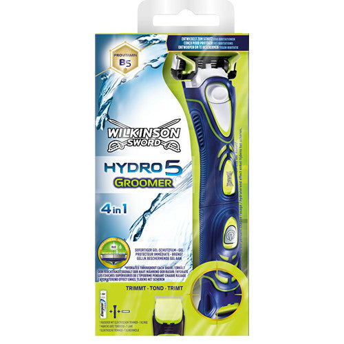 Wilkinson Sword Hydro 5 Groomer - Akumuliatorinis skustuvas + 1 atsarginė galvutė Vyrams