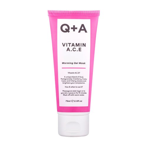 Q+A Vitamino ACE šildomoji gelio kaukė (75ml) Moterims