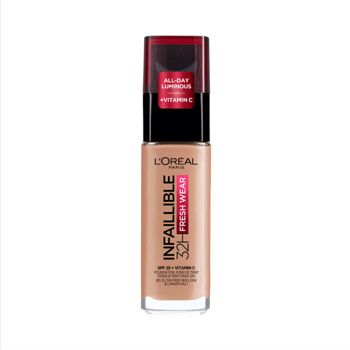 „L'Oréal Infallible 32H Fresh Wear“ makiažo pagrindas su SPF25, 30 ml