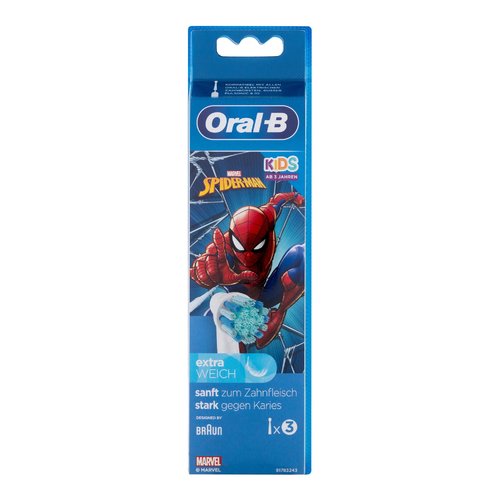 Oral B Vaikų šepetėlių galvutės Žmogus-voras (4.0ks) Moterims