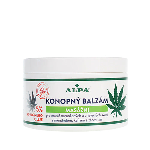 Alpa Hemp masāžas balzams ar kaņepju eļļu (250ml) Unisex