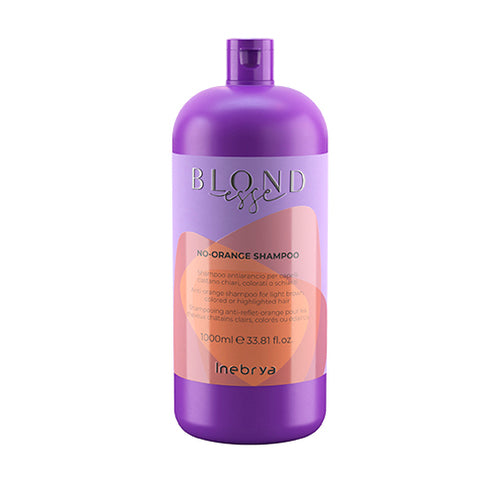 Inebrya BLONDESSE No-Orange šampūnas (šviesus kaštonas, dažyti arba šviesinti plaukai) (1000ml) Moterims