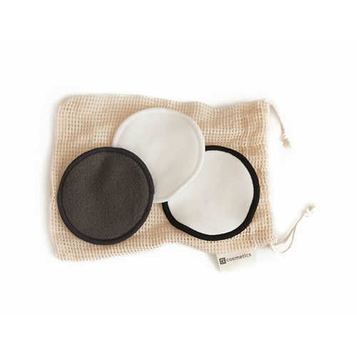 Pola Cosmetics Makuep Remover Pads Starter Pack – Pradinis makiažo valiklių pagalvėlių rinkinys (3 vnt.) Moterims