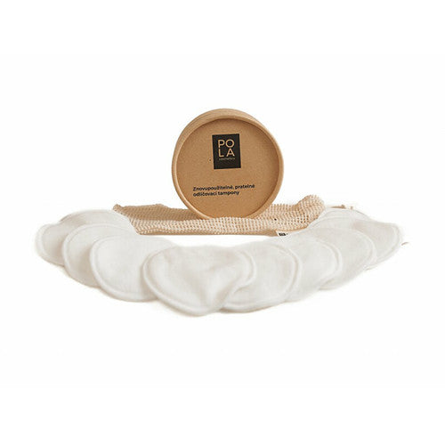 Pola Cosmetics Makeup Remove Pads - Bambuko makiažo valiklis (10 vnt.) Moterims