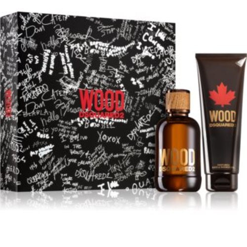 Dsquared2 Green Wood dovanų rinkinys EDT 100 ml ir dušo gelis 150 ml