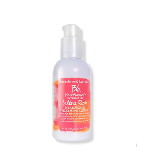 „Bumble ir bumble Hairdresser`s Invisible Oil“ itin sodrus hialurono rūgšties losjonas sausiems ir labai sausiems plaukams