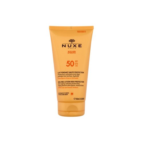 „Nuxe Sun“ itin stiprios apsaugos tirpstantis losjonas nuo saulės SPF50