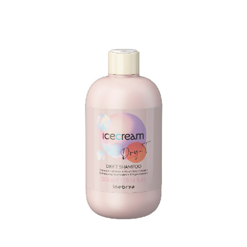 Inebrya Ice kremas Dry-T šampūnas (sausiems, slenkantiems ir chemiškai apdorotiems plaukams) (300ml) Moterims