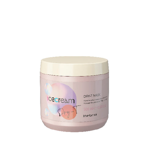 Inebrya Inebrya Ice Cream Dry-T kaukė (sausiems, slenkantiems ir chemiškai apdorotiems plaukams) 1000ml Moterims