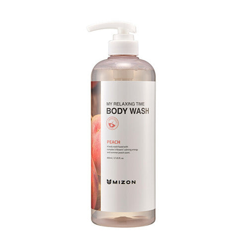 Mizon Peach My Relaxing Time kūno Wash – dušo želė (800ml) Moterims