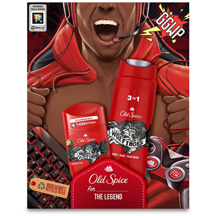 Old Spice Wolfthorn Gamer Set - Kūno priežiūros dovanų rinkinys