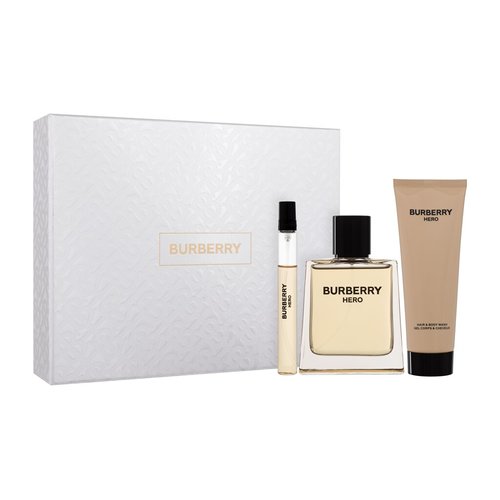Burberry Hero dāvanu komplekts EDT smaržas 100 ml, dušas želeja 75 ml un mini EDT smaržas 10 ml vīriešiem