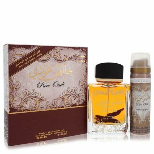 Lattafa Perfumes Pure Oudi dovanų rinkinys EDP 100 ml ir purškiamas dezodorantas 50 ml Unisex