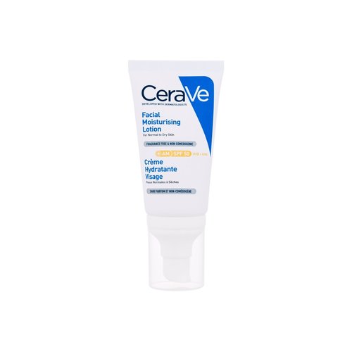 CeraVe drėkinamasis veido losjonas su SPF 50