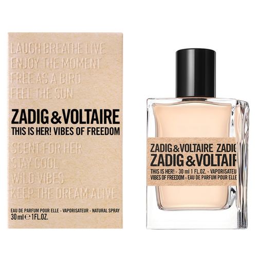 Zadig & Voltaire This is Her! Vibes of Freedom EDP Kvepalai Tester 100ml Moterims
