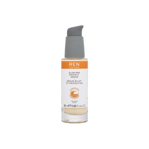 Ren Clean Skincare Radiance Glow ir Protect serumas
