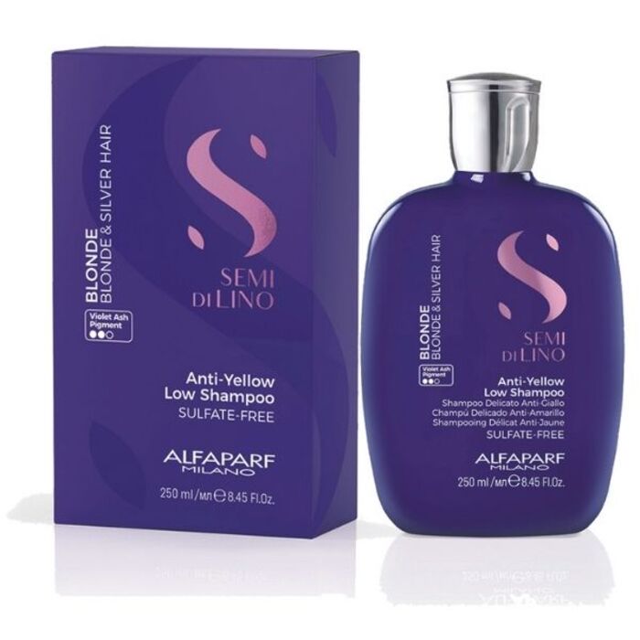 Alfaparf Milano Semi Di Lino kollase värvusega madal šampoon (250 ml) naistele