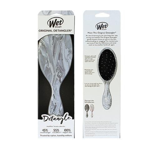 Wet Brush Originalus Detangler Metallic Marble Silver