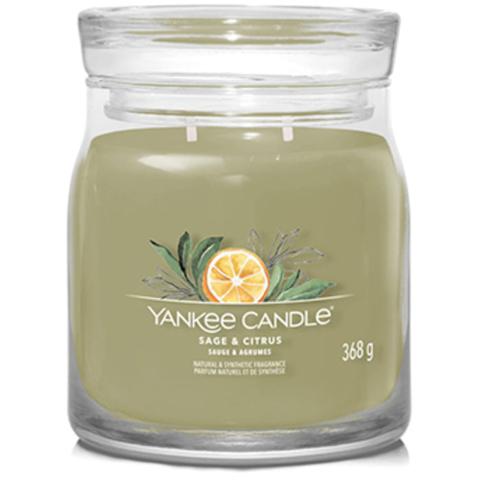 Yankee Cirle Sage ir Citrusinė žvakė (šalavijas ir citrusiniai vaisiai) (567.0g) Unisex