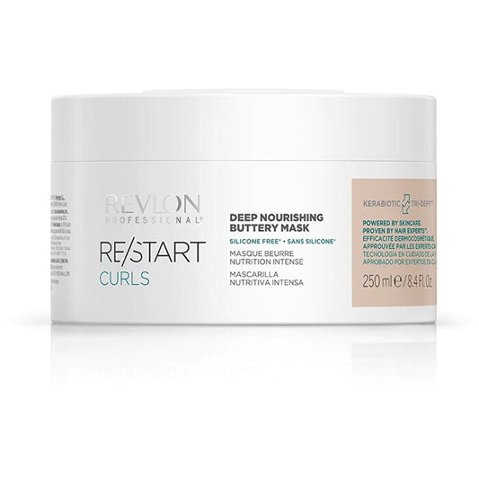 „Revlon Professional Restart Curls“ maitinamoji sviestinė kaukė (garbanotiems ir banguotiems plaukams)