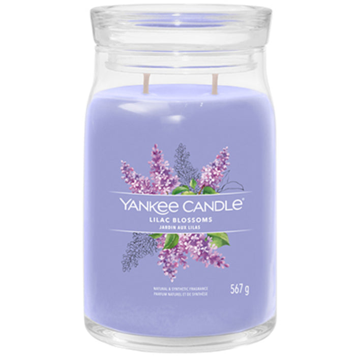 Yankee Candle „Lilac Blossoms“ firminė žvakė (alyviniai žiedai)