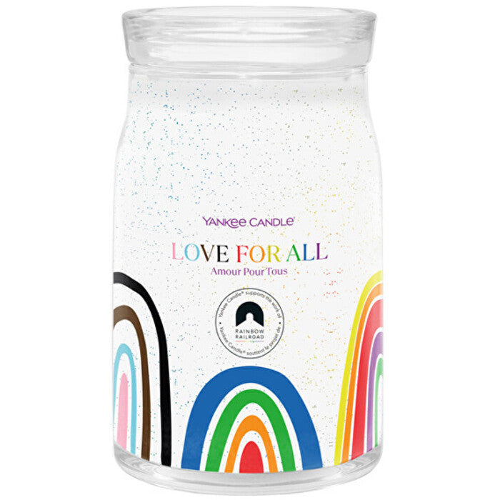 „Yankee Cirle“ žvakė „Love for All“ su užrašu