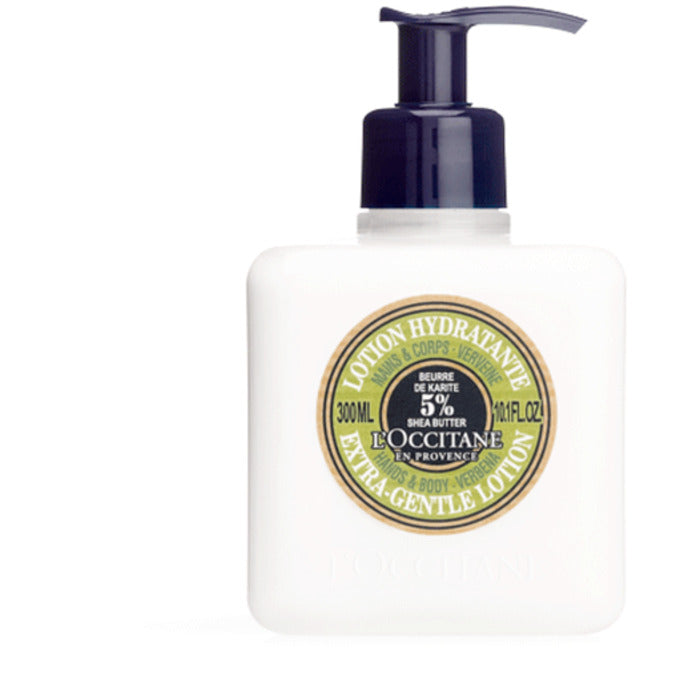 L´occitane Taukmedžio sviestas 5% Verbena Hirs & Body Extra-Gentle Lotion – itin švelnus losjonas rankoms ir kūnui 300ml