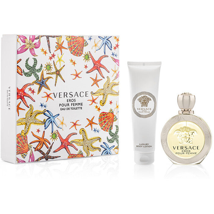 Versace Eros Pour Femme dovanų rinkinys EDT 100 ml ir kūno losjonas 150 ml Moterims