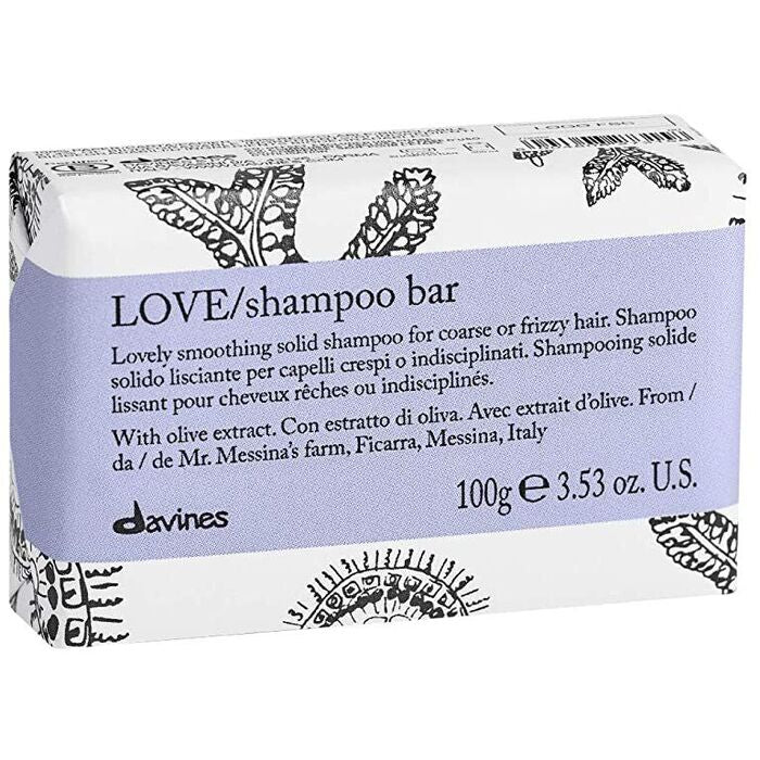 Davines LOVE Smoothing šampūnas Bar – glotninamasis kietas šampūnas 100.0g