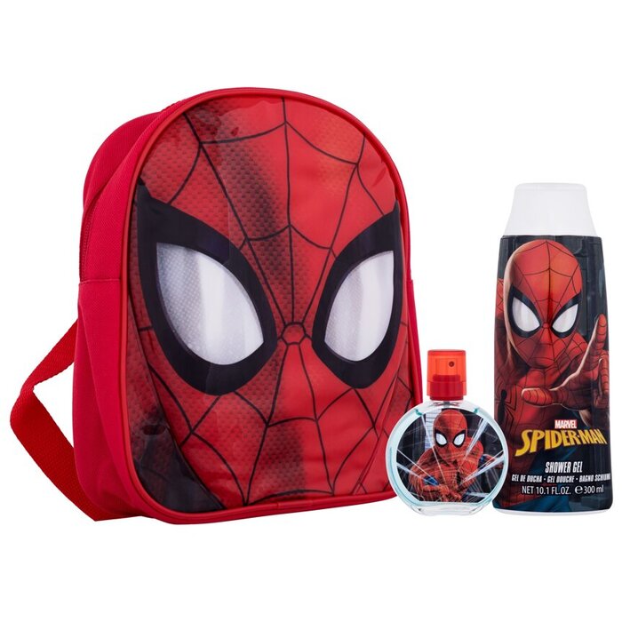 FRAGRANCES FOR CHILDREN Spiderman dovanų rinkinys EDT Kvepalai 50 ml, dušo gelis 300 ml ir backpack Moterims