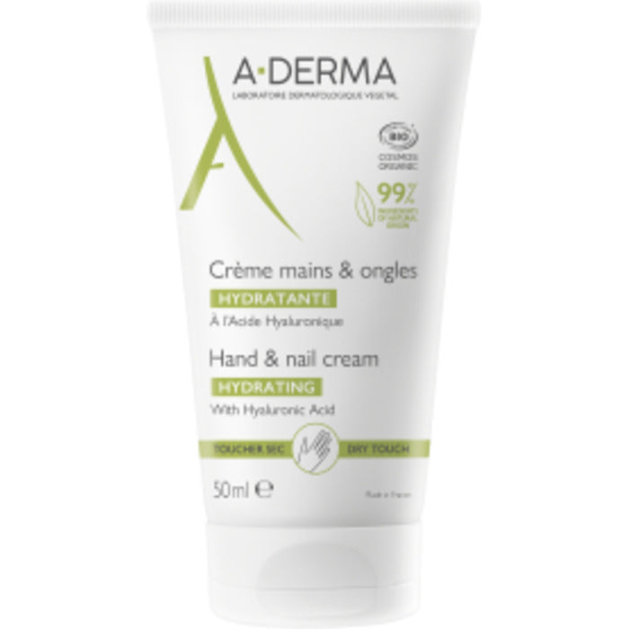 A-Derma Les Inspensables rankų ir nagų kremas – drėkinamasis rankų ir nagų kremas