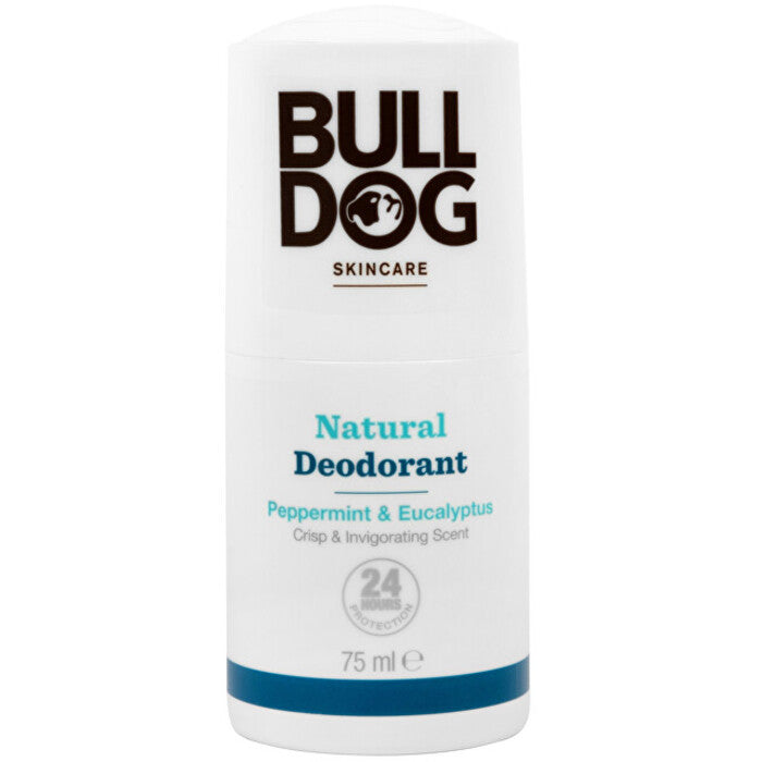 Bulldog dabīgs dezodorants piparmētru un eikalipta kraukšķīgs un atsvaidzinošs aromāts (75 ml) vīriešiem