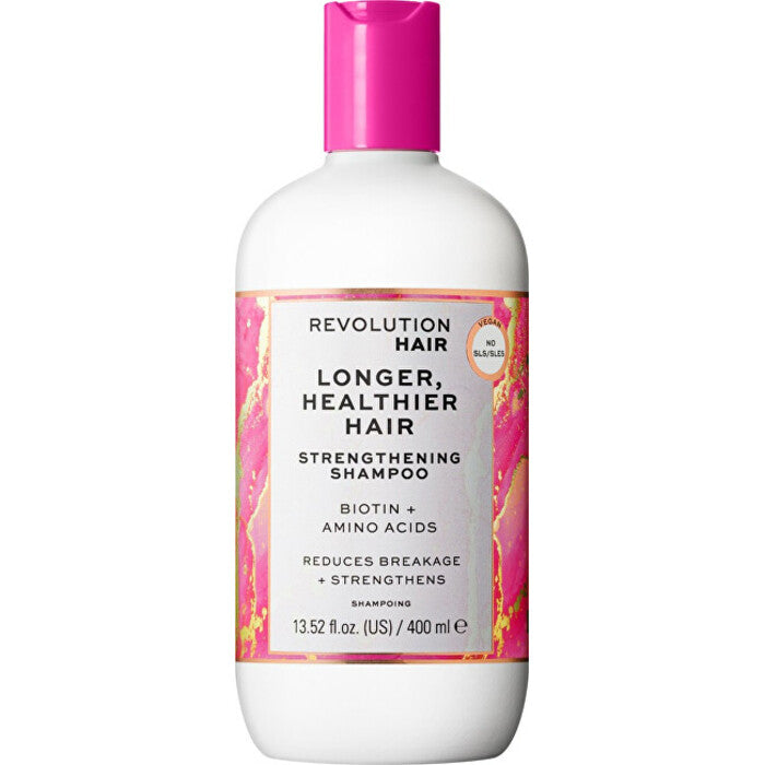 „Revolution Haircare“ ilgesnių, sveikesnių plaukų stiprinamasis šampūnas
