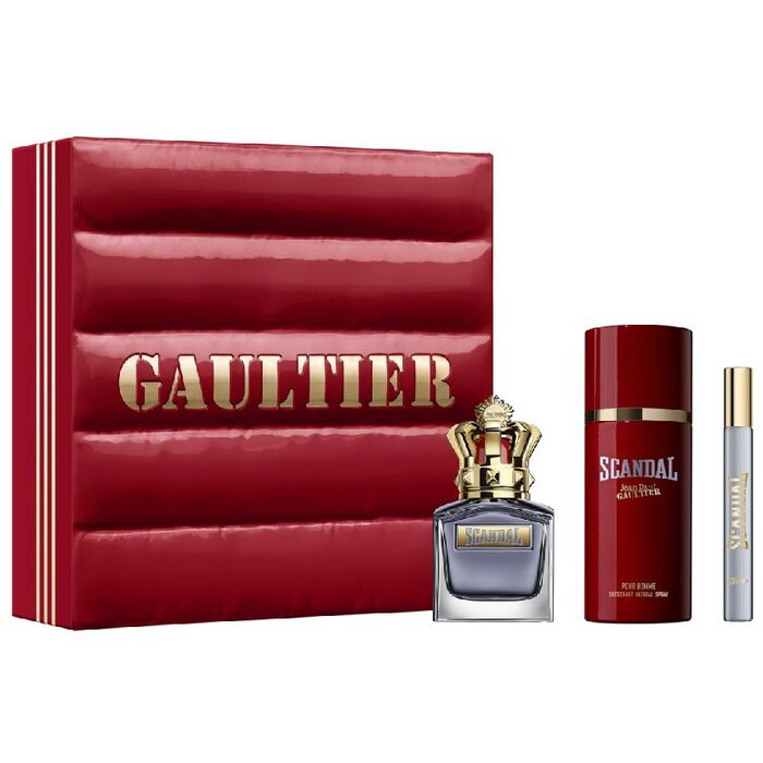 Jean Paul Gaultier Sciral Pour Homme dāvanu komplekts EDT smaržas 100 ml, dezodorants 150 ml un mini EDT smaržas 10 ml vīriešiem