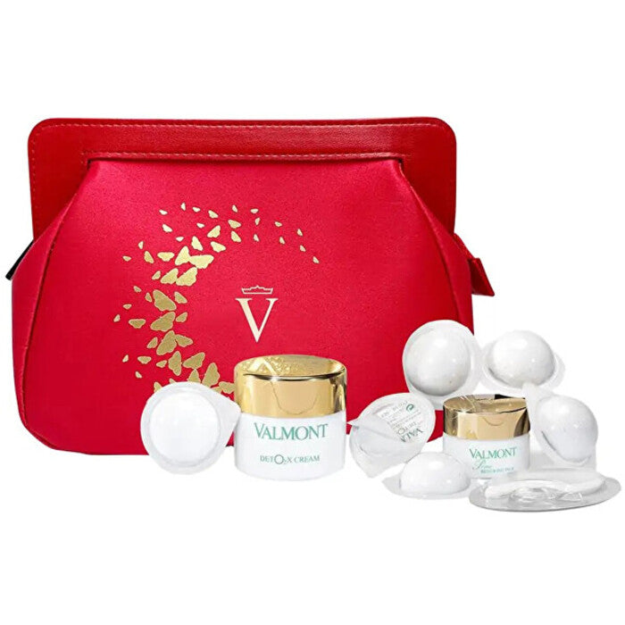 Valmont Wishes of Beauty DetO2x komplekts — skābekli bagātinošs ādas kopšanas dāvanu komplekts sievietēm