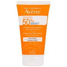 Avène kremas nuo saulės Invisible Finish be kvapo SPF50+ ( suchá a citlivá pleť ) - Opalovací kremas 50 ml Moterims