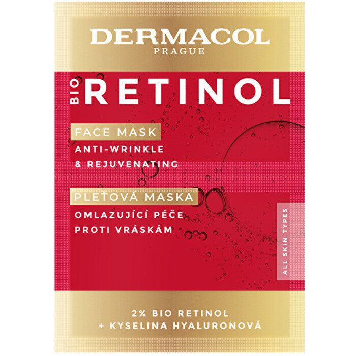 Dermacol Bio Retinol veido kaukė (2 x 8 ml) Moterims