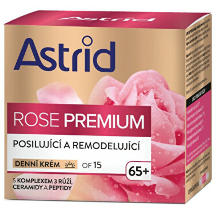 Astrid Rose Premium dieninis kremas OF 15 (65+) (50ml) Moterims