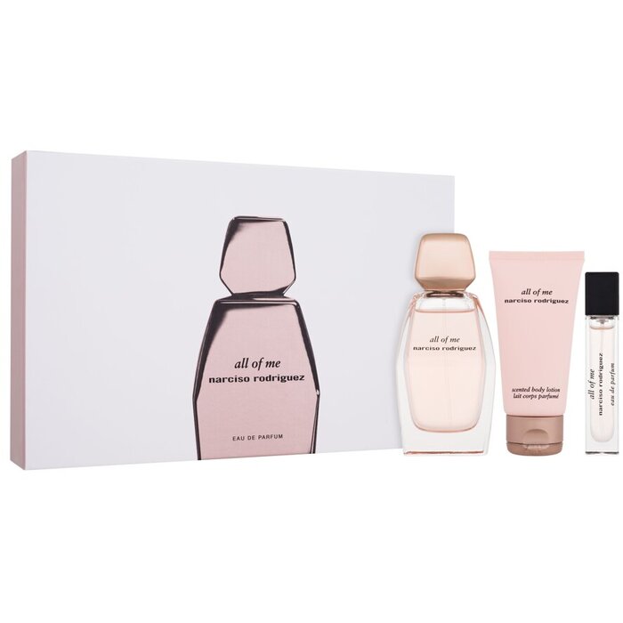 Narciso Rodriguez All Of Me dovanų rinkinys EDP 90 ml, miniature EDP 10 ml ir kūno losjonas 50 ml Moterims