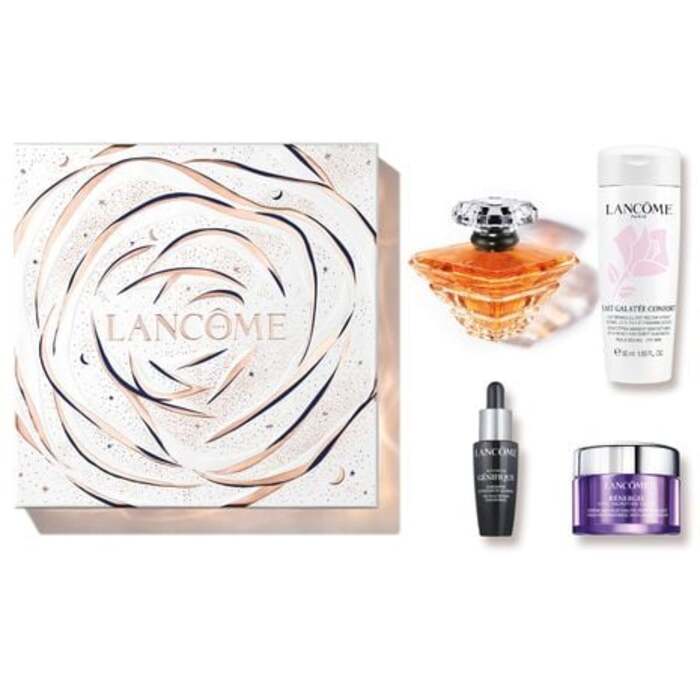 Lancome Tresor dovanų rinkinys EDP 100 ml, valomasis pienelis 50 ml, serumas 7 ml ir kremas 15 ml Moterims