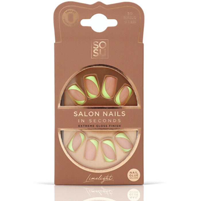 Sosu Limelight Salon Nails - Dirbtiniai nagai (30 vnt.) Moterims