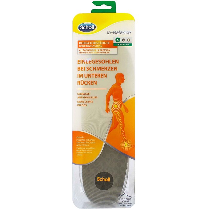 Scholl Scholl In-Balance muguras lejasdaļas sāpes mazinoša zolīte (liela) Unisex