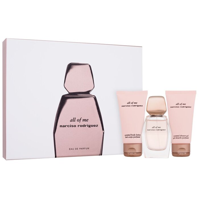 Narciso Rodriguez All Of Me dāvanu komplekts EDP 50 ml, ķermeņa losjons 50 ml un dušas želeja 50 ml sievietēm