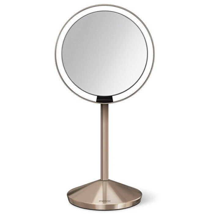 Simplehuman Rose Gold – įkraunamas kelioninis veidrodis